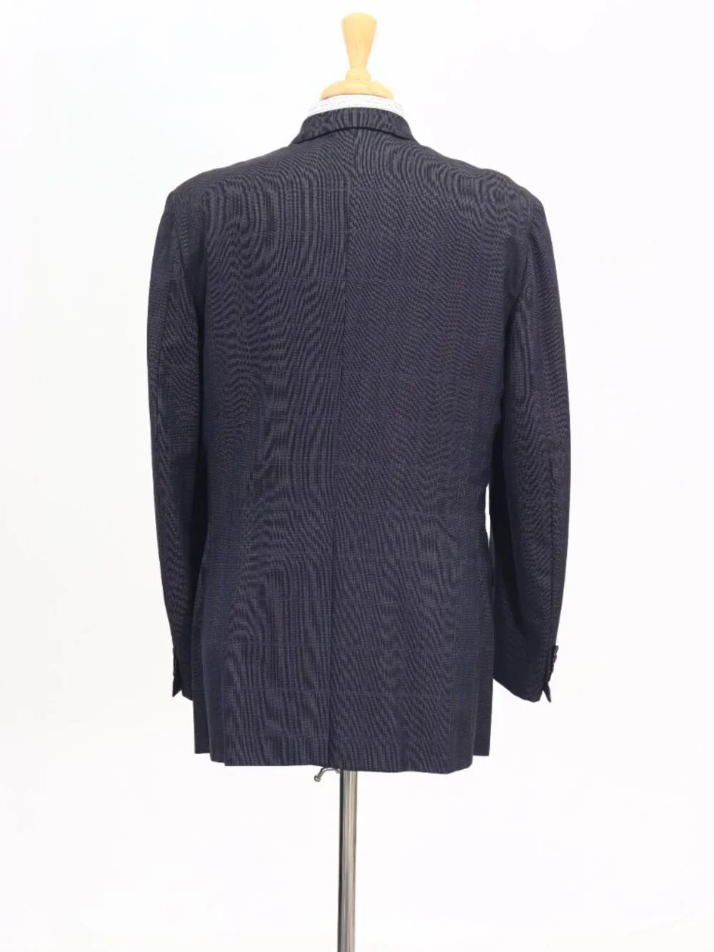 Southwick 42L Blue Blazer Sport Coat Jacket 2-Button Check W869